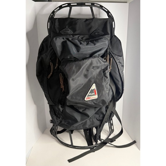 Coleman Other - Vintage Coleman Peak 1 External Frame Backpack Black Hiking Camping Made in USA
